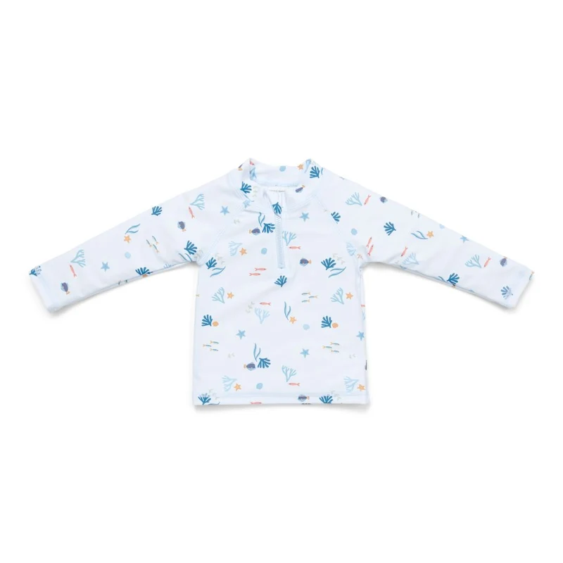 Bade-T-Shirt langarm Ocean Treasures | Little Dutch