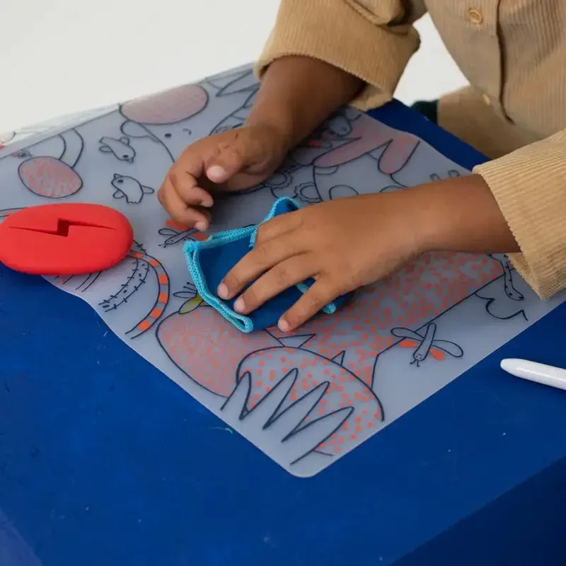 Lingette microfibre et étui en silicone - SuperPetit