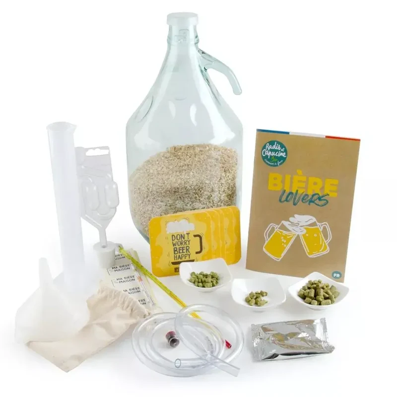 Kit Bière/Beer Lovers IPA* - Malt concassé - RC Bio - Radis et Capucine