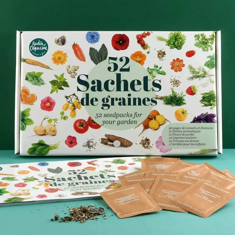 52 sachets de graines