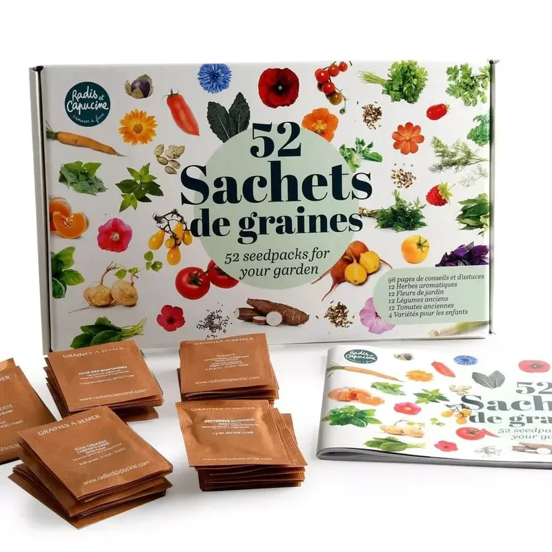 52 sachets de graines