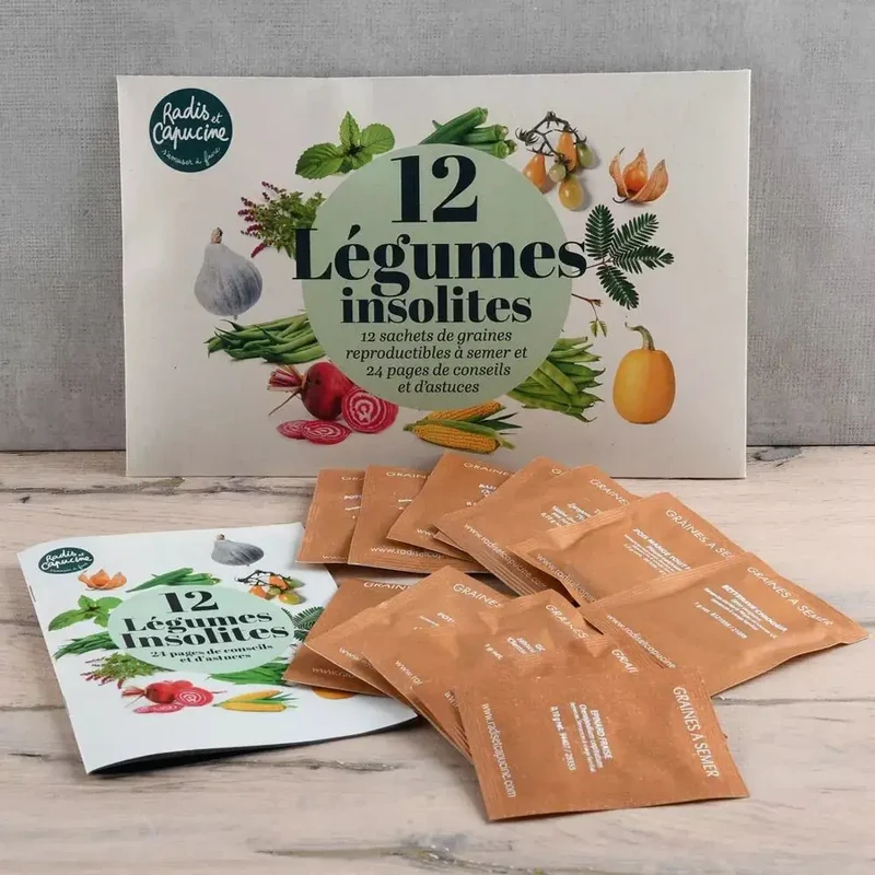 Enveloppe de 12 sachets - Légumes insolites