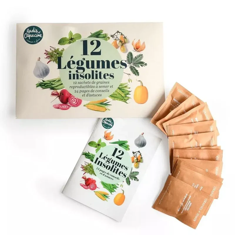 Enveloppe de 12 sachets - Légumes insolites