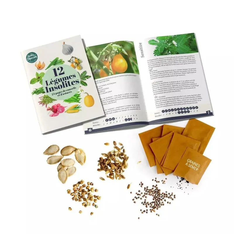 Enveloppe de 12 sachets - Légumes insolites