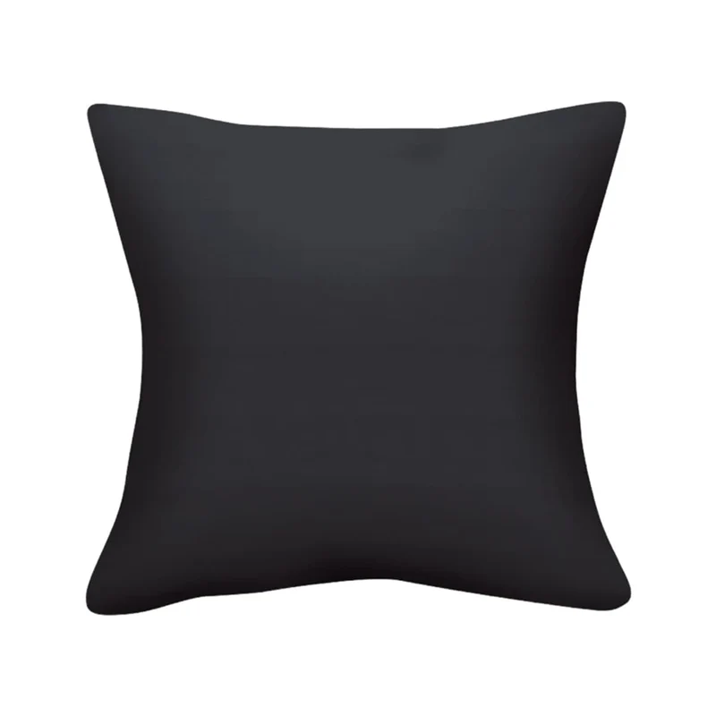 Coussin extérieur 18 x 18 po - Imprimé uni noir