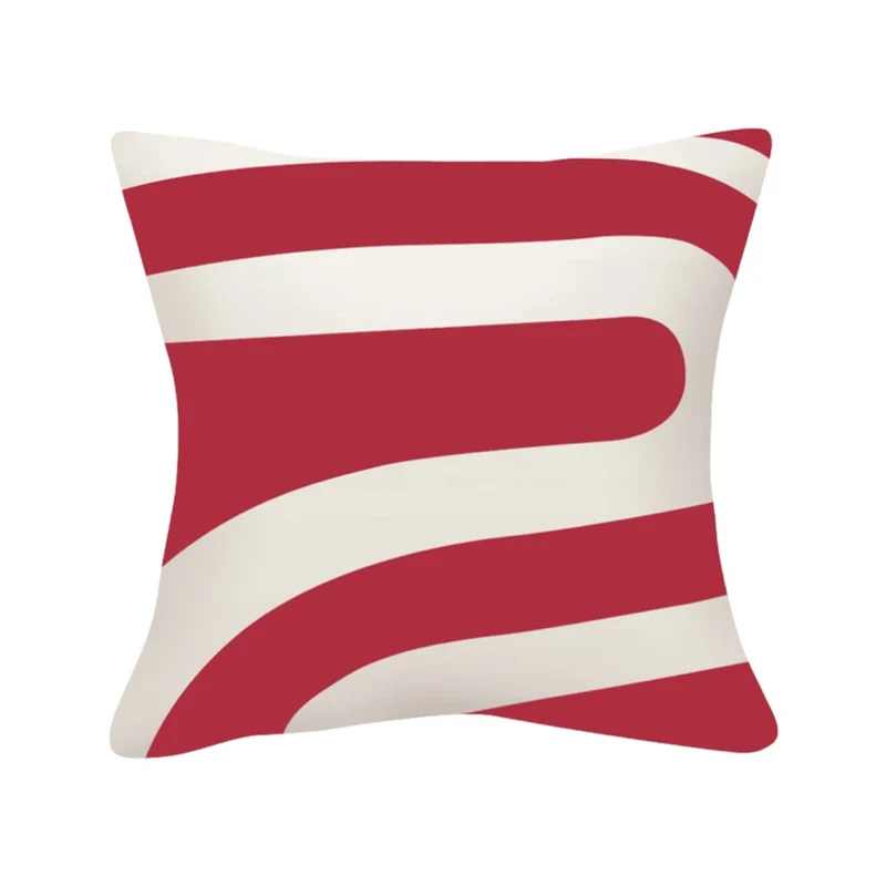 Coussin extérieur 18 x 18 po - Imprimé motif rouge