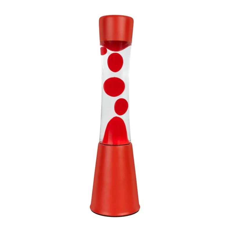 Lava Lamp TOWER Altezza 400mm D112mm rosso FISURA