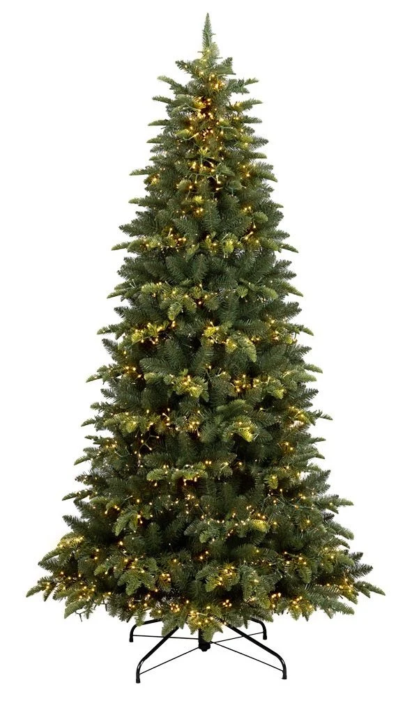 Albero di Natale Parco luminoso 210cm 3200 LED Verde