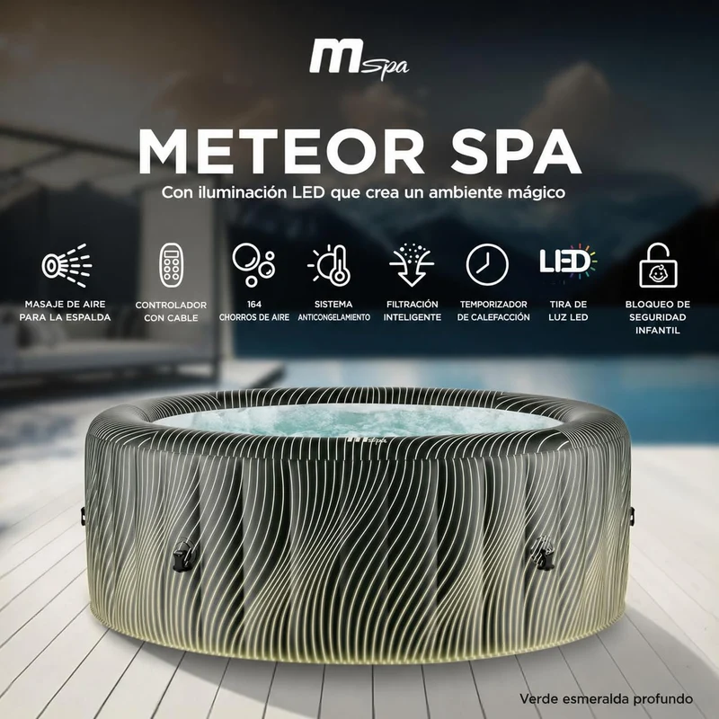 MSpa – Spa hinchable circular Meteor 4–6 personas