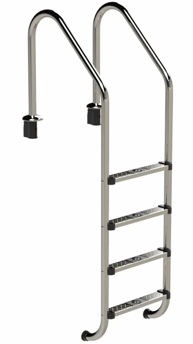 W'eau RVS zwembadtrap 4 treden - AISI 304