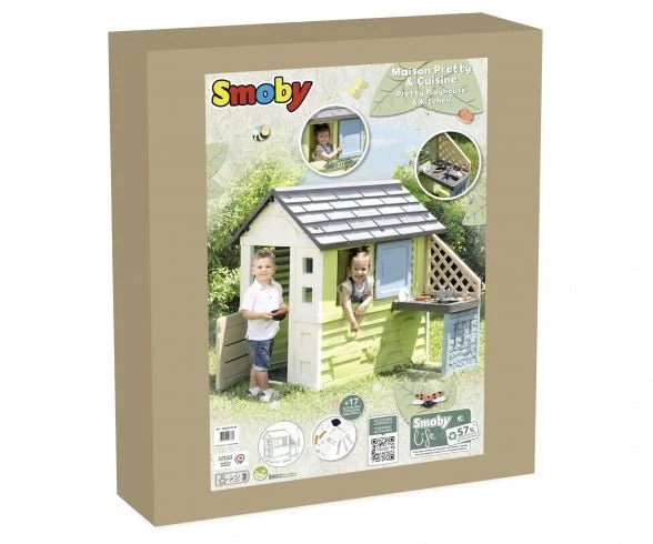 Smoby Speelhuis Pretty + Keuken