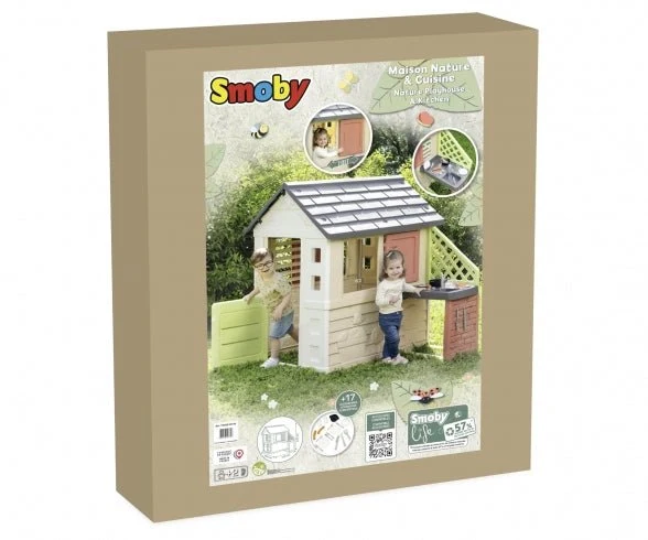 Smoby Speelhuis Nature + Keuken