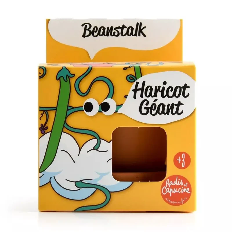 Haricot géant - Plantes extraordinaires - Radis et Capucine