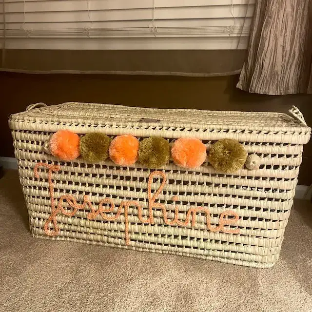 Coffre à Jouets Personnalisé - Boîte à Jouets à Pompons - Wholesale - Mikwi