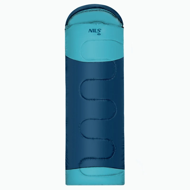 NILS Camp Slaapzak - Blauw/Lichtblauw - Maat L