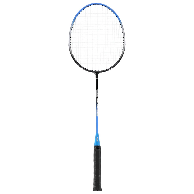 NILS Steeltec Badmintonset - Complete Set - Blauw/Zwart