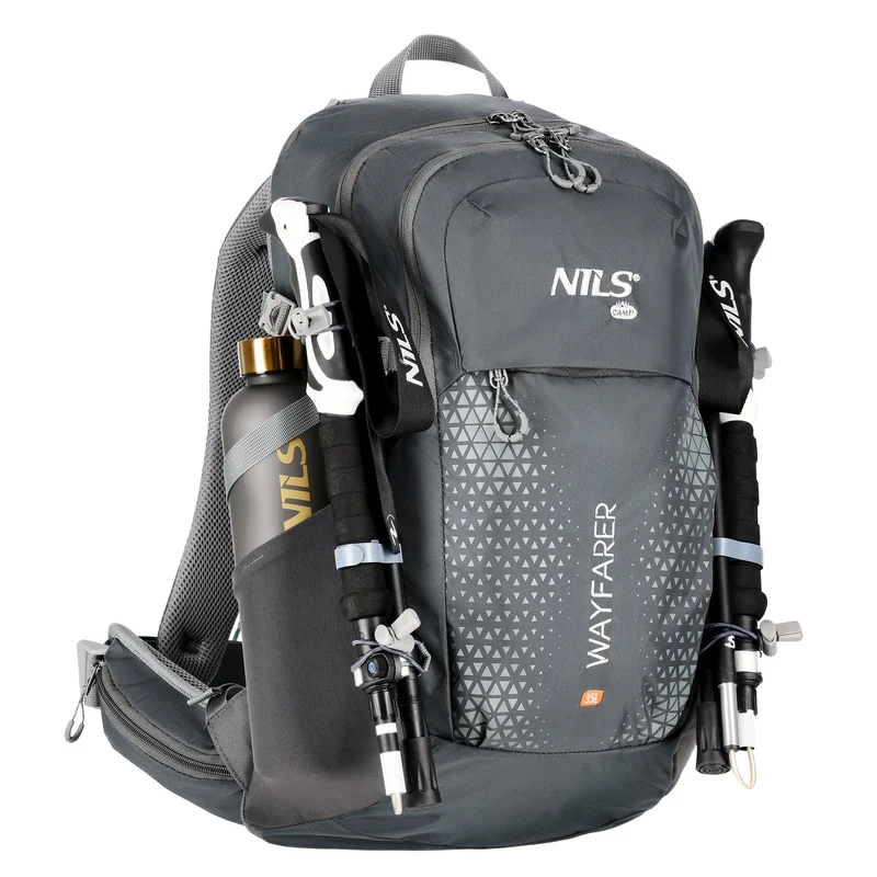 NILS Camp Rugzak Wayfarer - Grijs - 35L