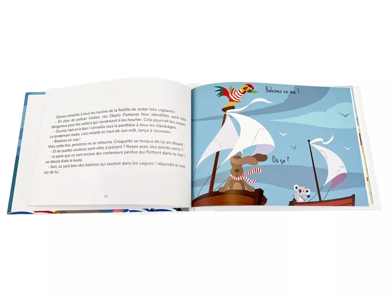 Livre Pour Enfant - La Baleine En Danger - Sloli