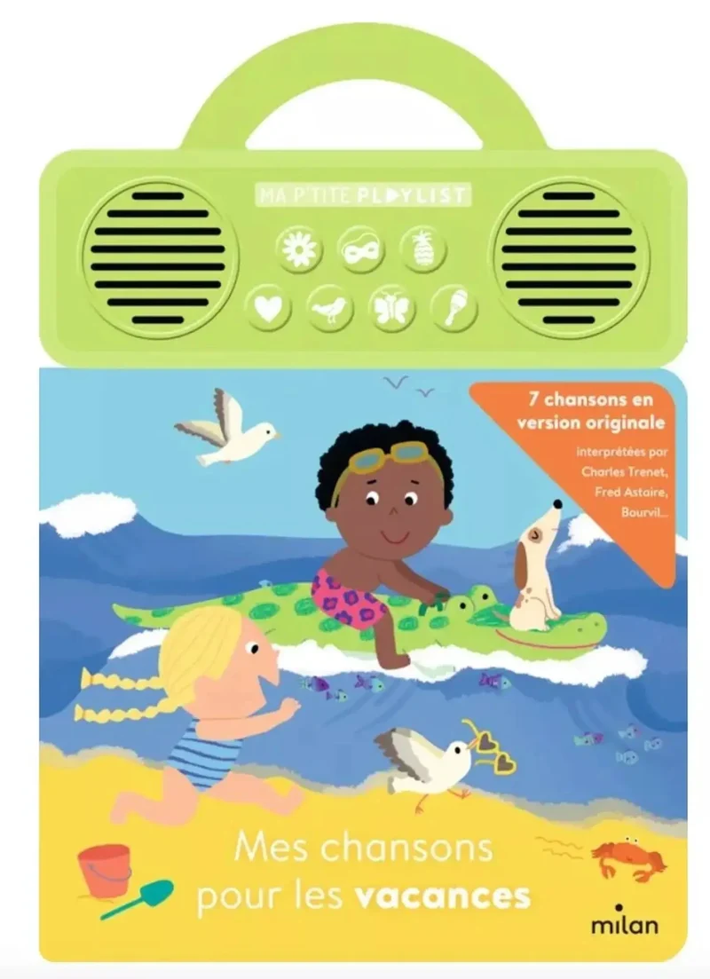 Livre Enfant - Mes Chansons Pour Les Vacances - Milan