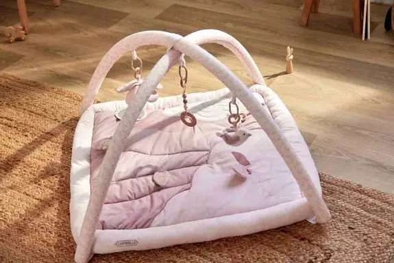 Tapis d'Éveil Arche Promenade - Rose - Combelle