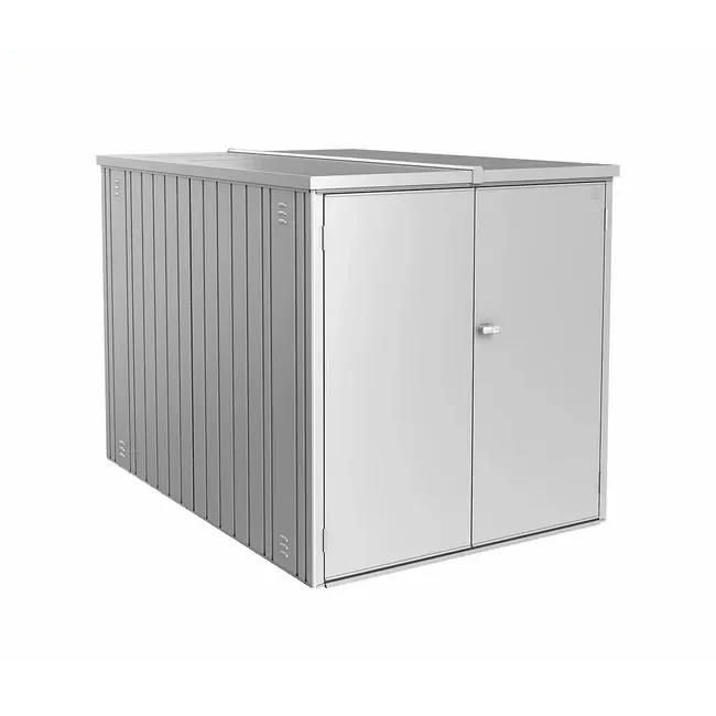 Biohort – MiniGarage Plata metálica (145 x 203 x 150 cm)