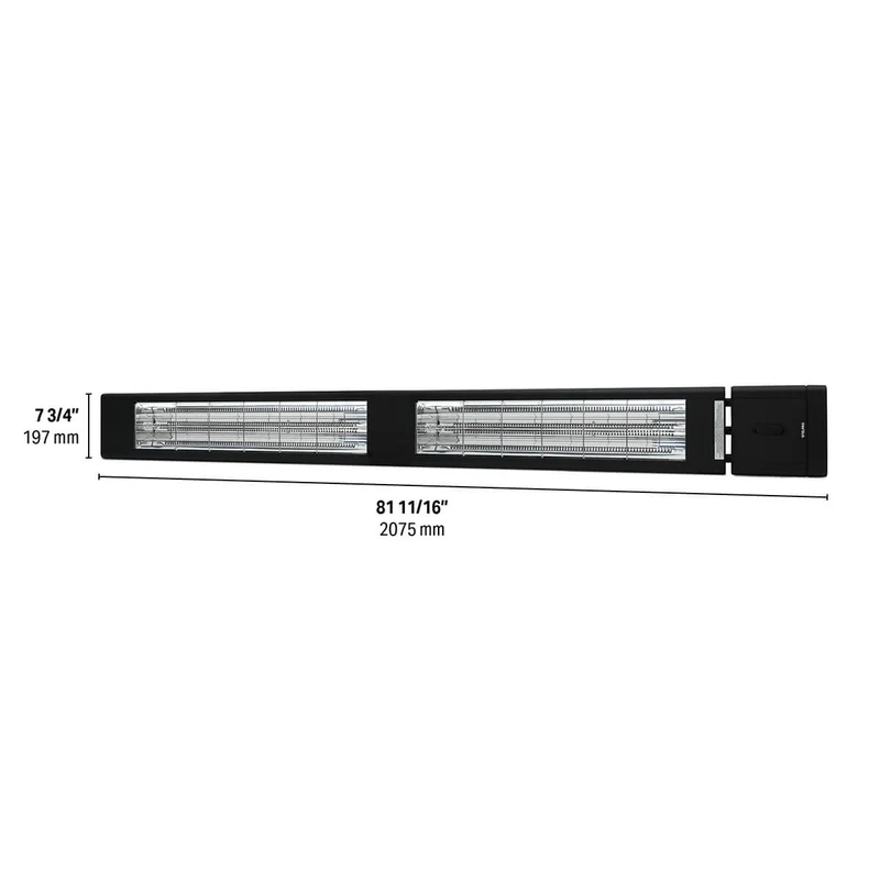 Chauffe-terrasse infrarouge - 6000W