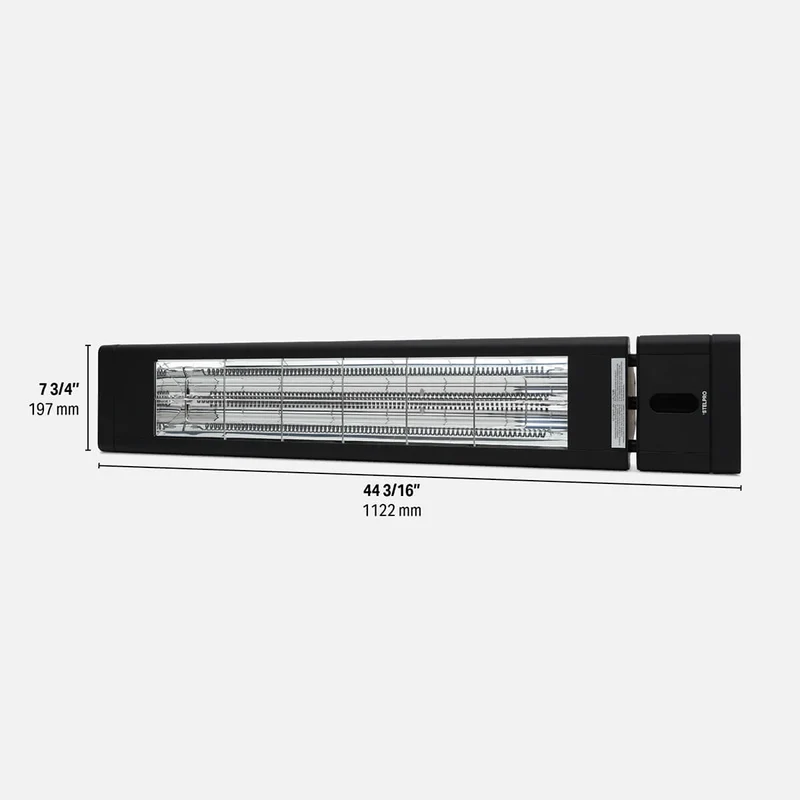Chauffe-terrasse infrarouge - 3000W