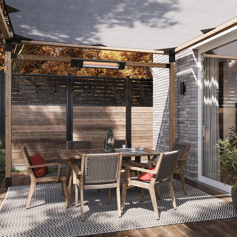Chauffe-terrasse infrarouge - 1500W