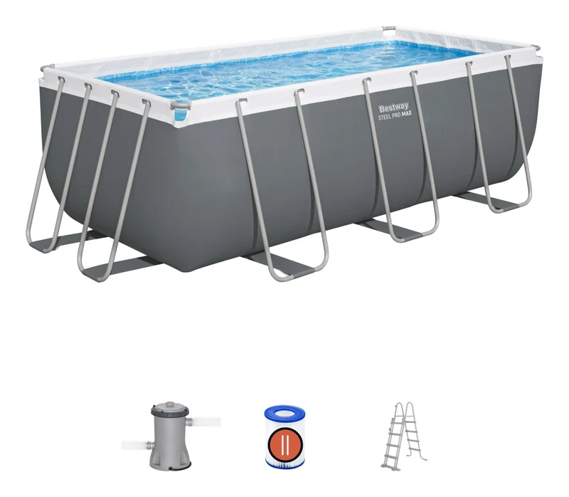 Bestway Steel Pro Max Bovengronds Zwembad Set 412 cm x 201 x 122 cm