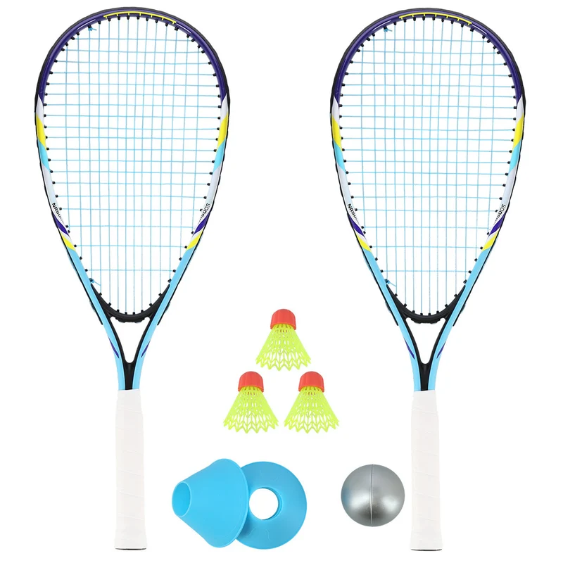 NILS Crossminton Set - Complete Set - Blauw