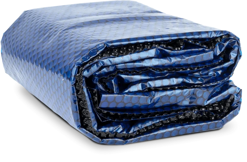 W'eau solar cover rechthoekig - 260 x 160 cm (zeilmaat 248 x 144) - Zwart/Blauw