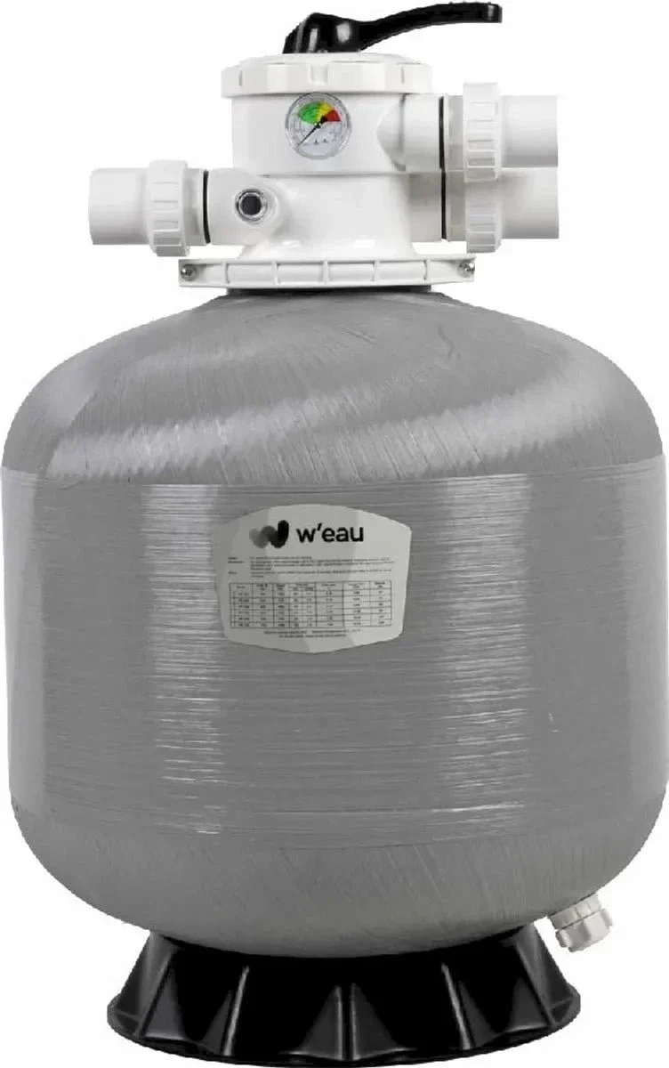 W'eau V-500 glasvezelversterkt topmount zandfilter 12m³