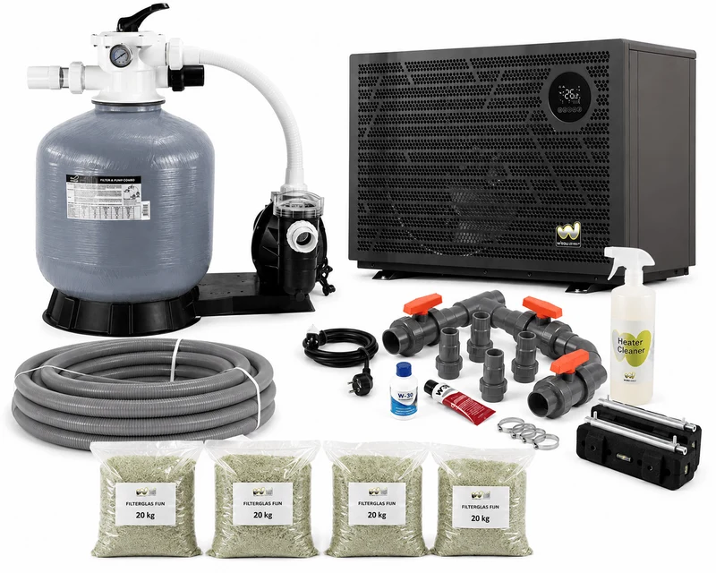 W'eau FSF-500 Zandfilterset 12 m³/u + Full Inverter 13,5 kW – Tot 48 m³