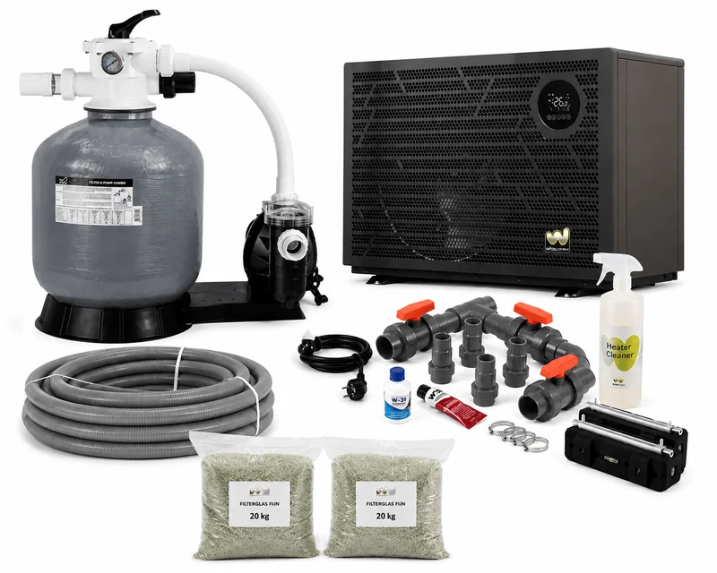 W'eau FSF-450 Zandfilterset 8 m³/u + Full Inverter 10,5 kW – Tot 36 m³