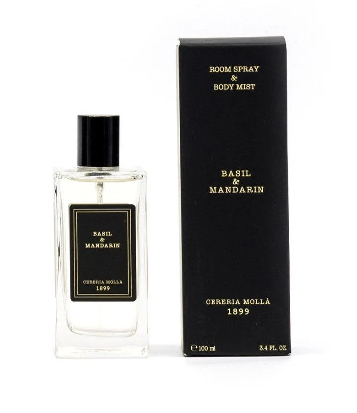 Cereria Molla Profumo Spray Premium Basilico e Mandarino 100 ml