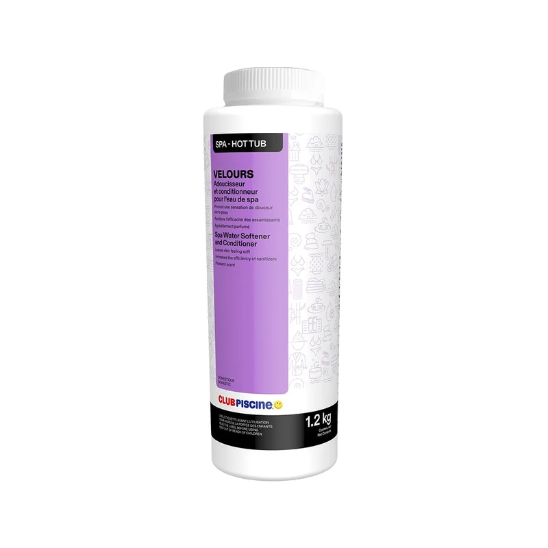 Velours : Adoucisseur et conditionneur pour spas - 1,2 kg