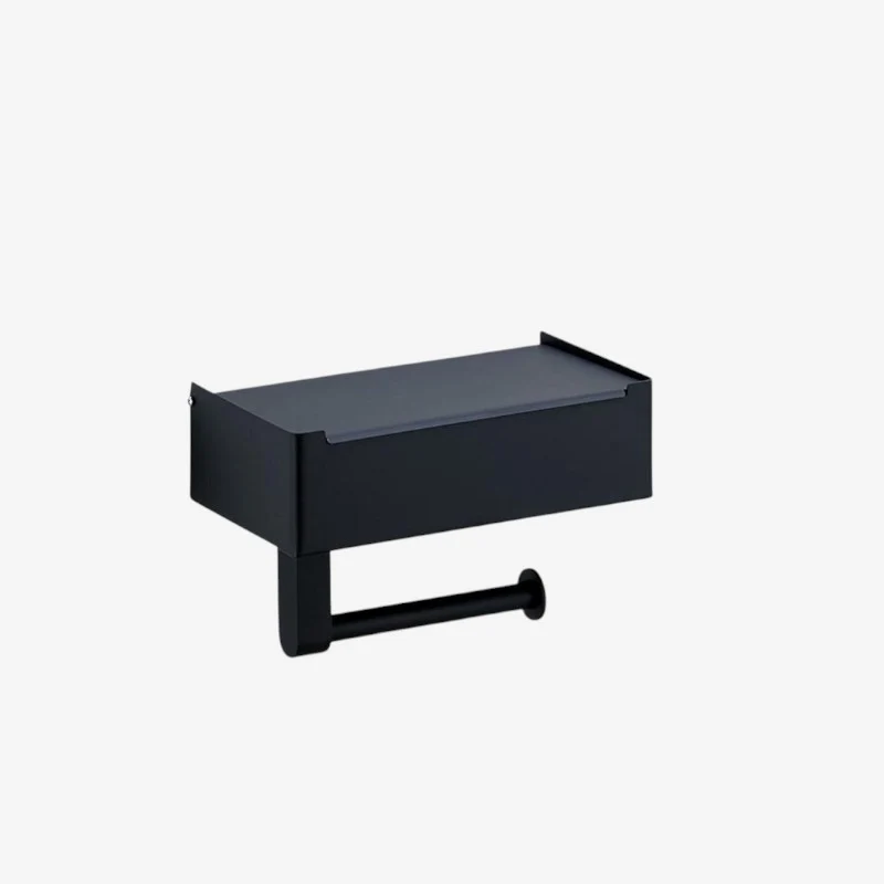 ShelfMate – Toiletpapirholder med Integreret Hylde og Bakke