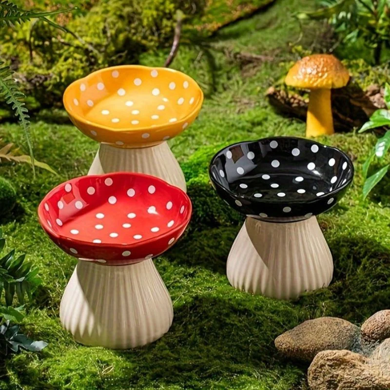 MushBowl - Dyrefoderskål med Svampeinspireret