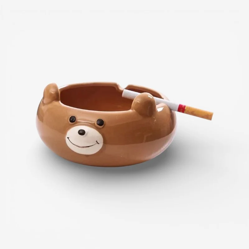 SmokyCritter - Tegneserie dyr Askebæger med Bærbart Design