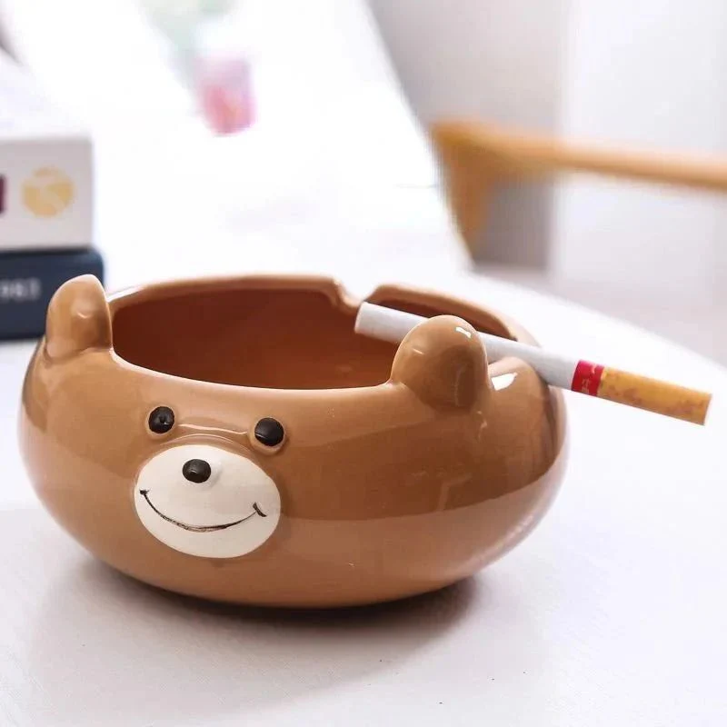 SmokyCritter - Tegneserie dyr Askebæger med Bærbart Design