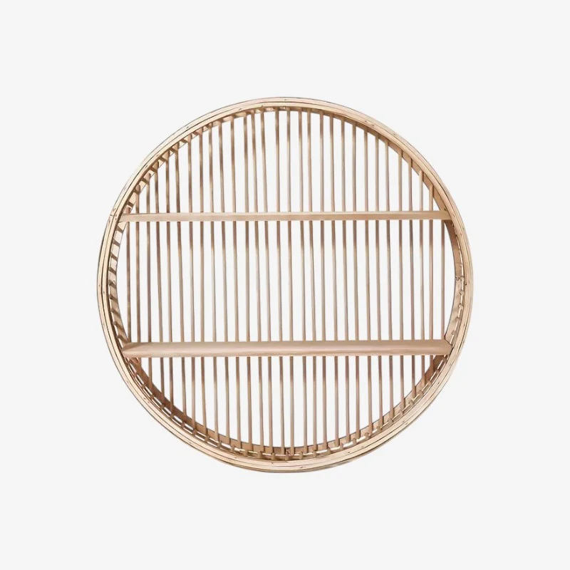 CircleAura - Vægmonteret Hylde med Rundt Design