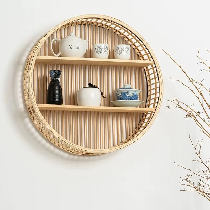 CircleAura - Vægmonteret Hylde med Rundt Design