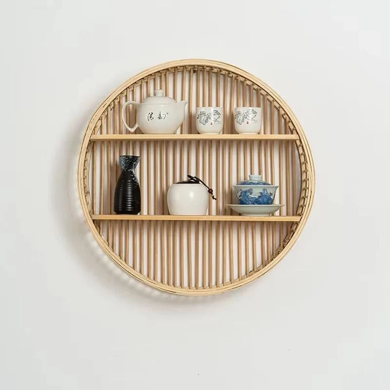 CircleAura - Vægmonteret Hylde med Rundt Design