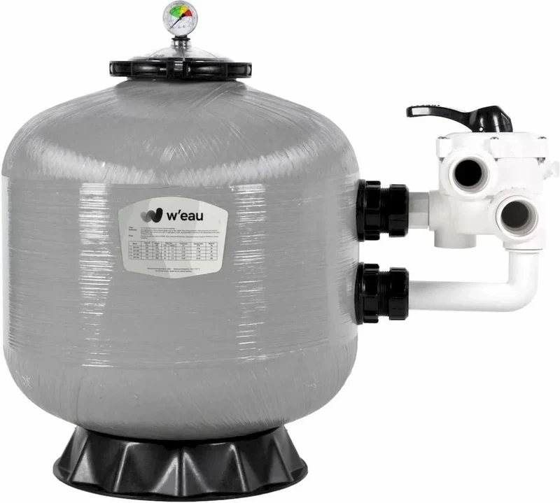 W'eau S-450 glasvezelversterkt sidemount zandfilter 8m³