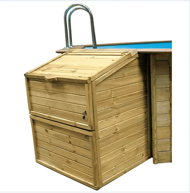 Houten filterkast - 118 cm