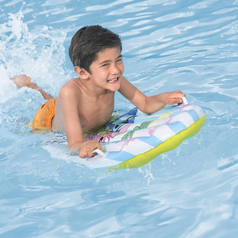 Flotteur de piscine planche surf Lilo & Stitch