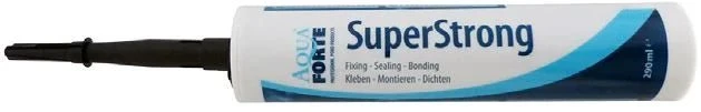 AquaForte Super Strong lijm/kit - antraciet