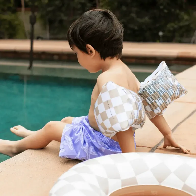Brassard échec - beige, 2 à 6 ans - Swim Essentials