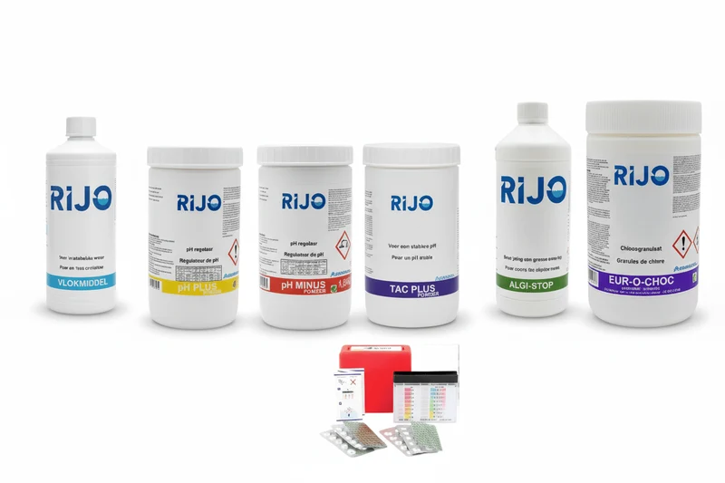 Rijo Helder Water Set – Complete oplossing voor groen zwembadwater