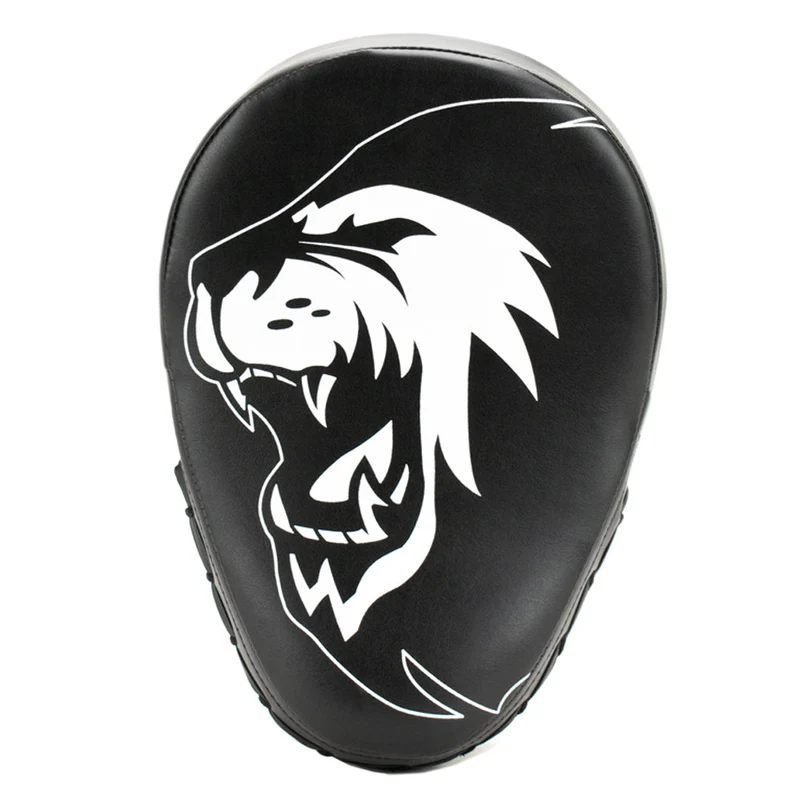 Super Pro Combat Gear Curved PU Handpads - Zwart / Wit